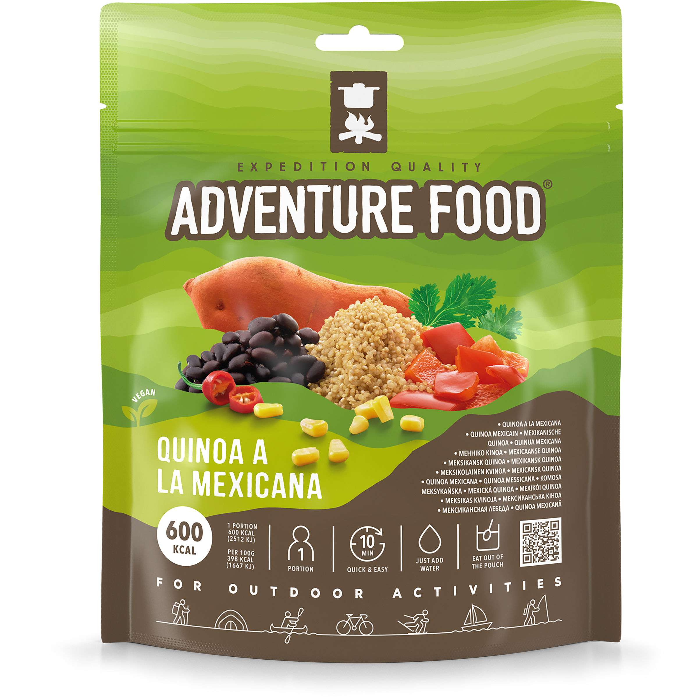 Adventure Food Quinoa a la Mexicana Trekkingnahrung Größe Einzelpackung