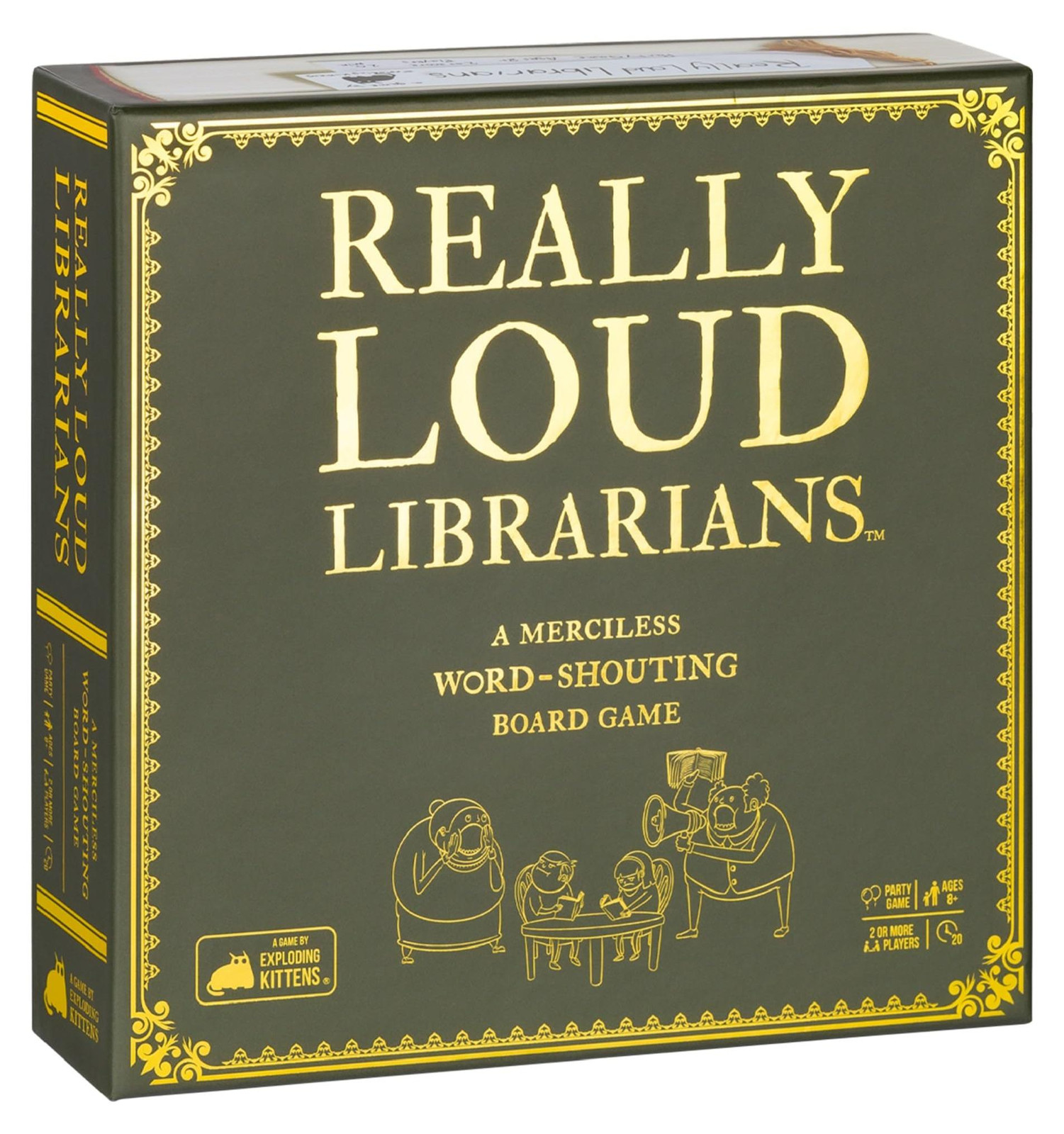 Asmodee Really Loud Librarians kaartspel voor kinderen vanaf 7 jaar