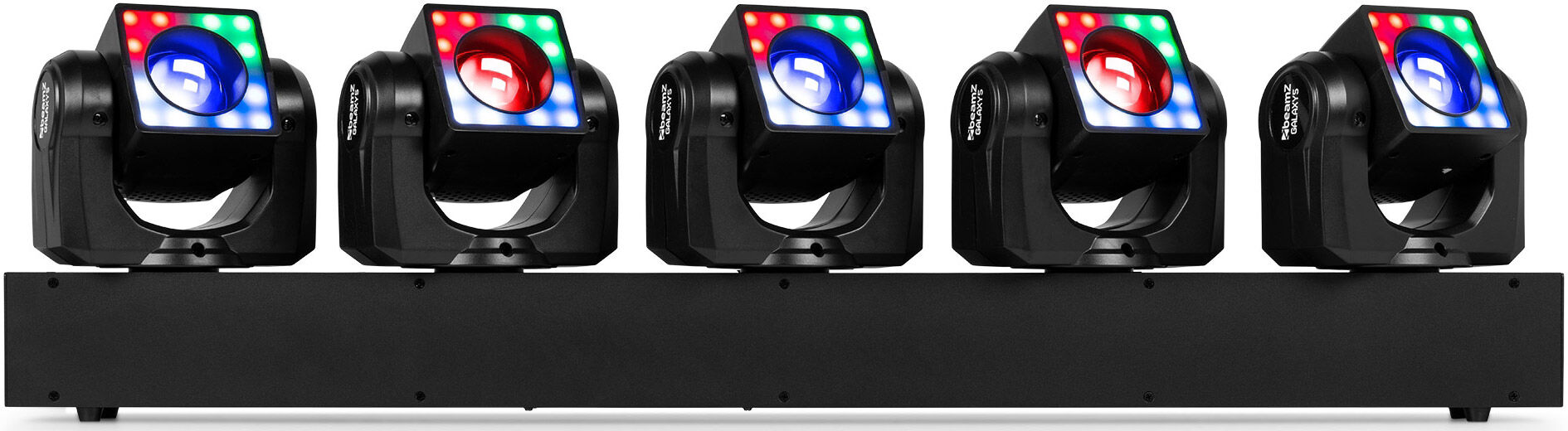 Beamz Galaxy5 Moving Head Bar 5x40w