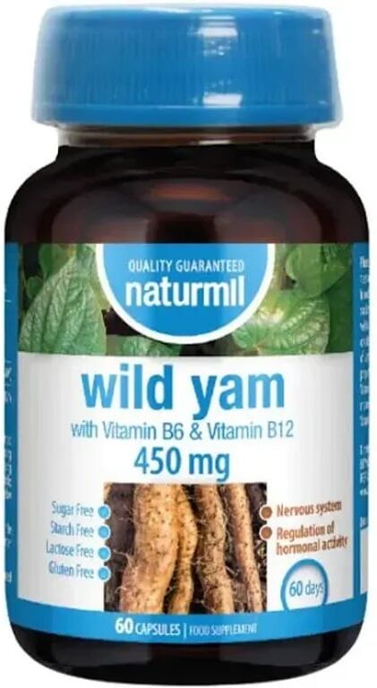 Naturmil Wild Yam 450 mg 60 Tabs