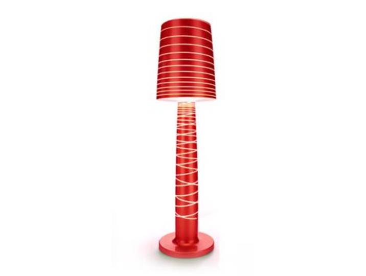 SERRALUNGA lampadaire LADYJANE (Rouge laqué - LLDPE)