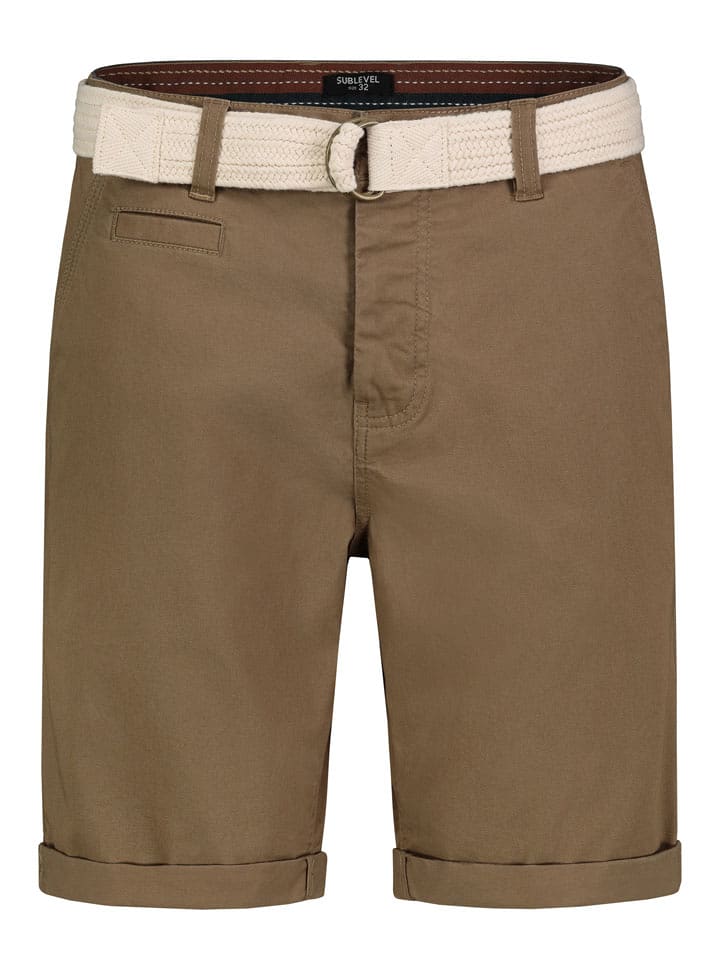 Sublevel Bermudas in Hellbraun - W36