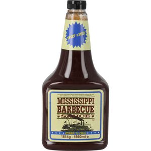 Mississippi BBQ-Sauce SWEET'n MILD, in der Dosierflasche, 1,56 Liter