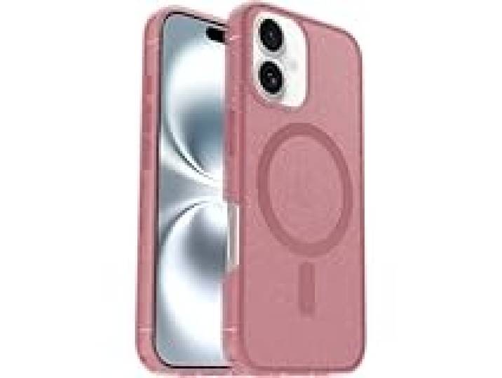 Otterbox Coque Symmetry Clear MagSafe pour iPhone 16, Rose