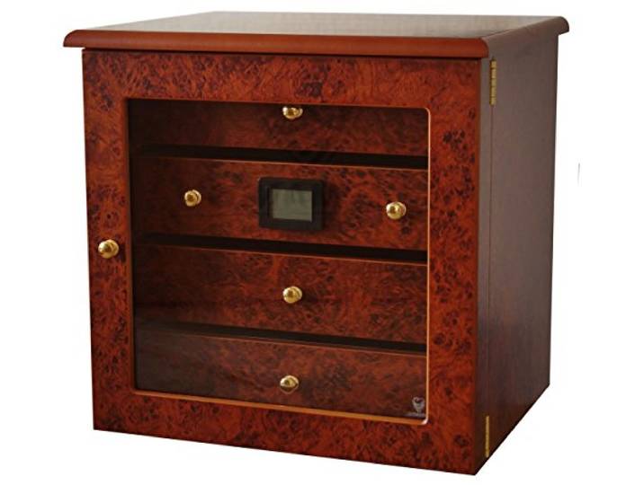 GERMANUS Zigarren Humidor Schrank Radix, Braun