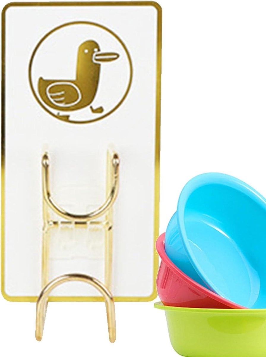 Handdoekhaak Wandhaak Organizer met Willekeurig Patroon - 11,5 cm
