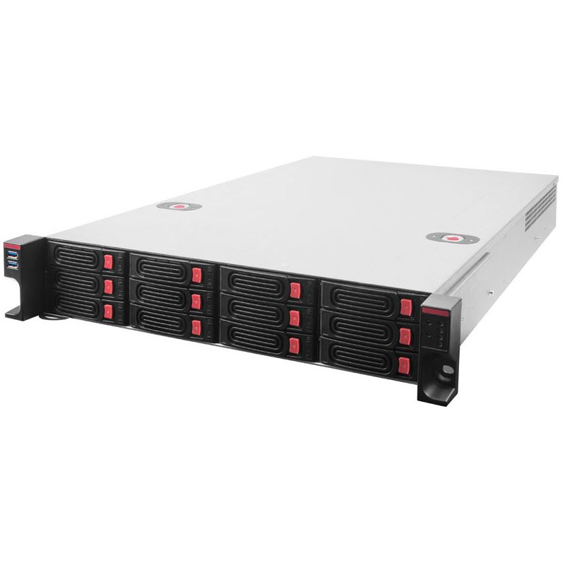 Silverstone RM22-312 Rackmount Server Gehäuse, 2U, E-ATX - schwarz