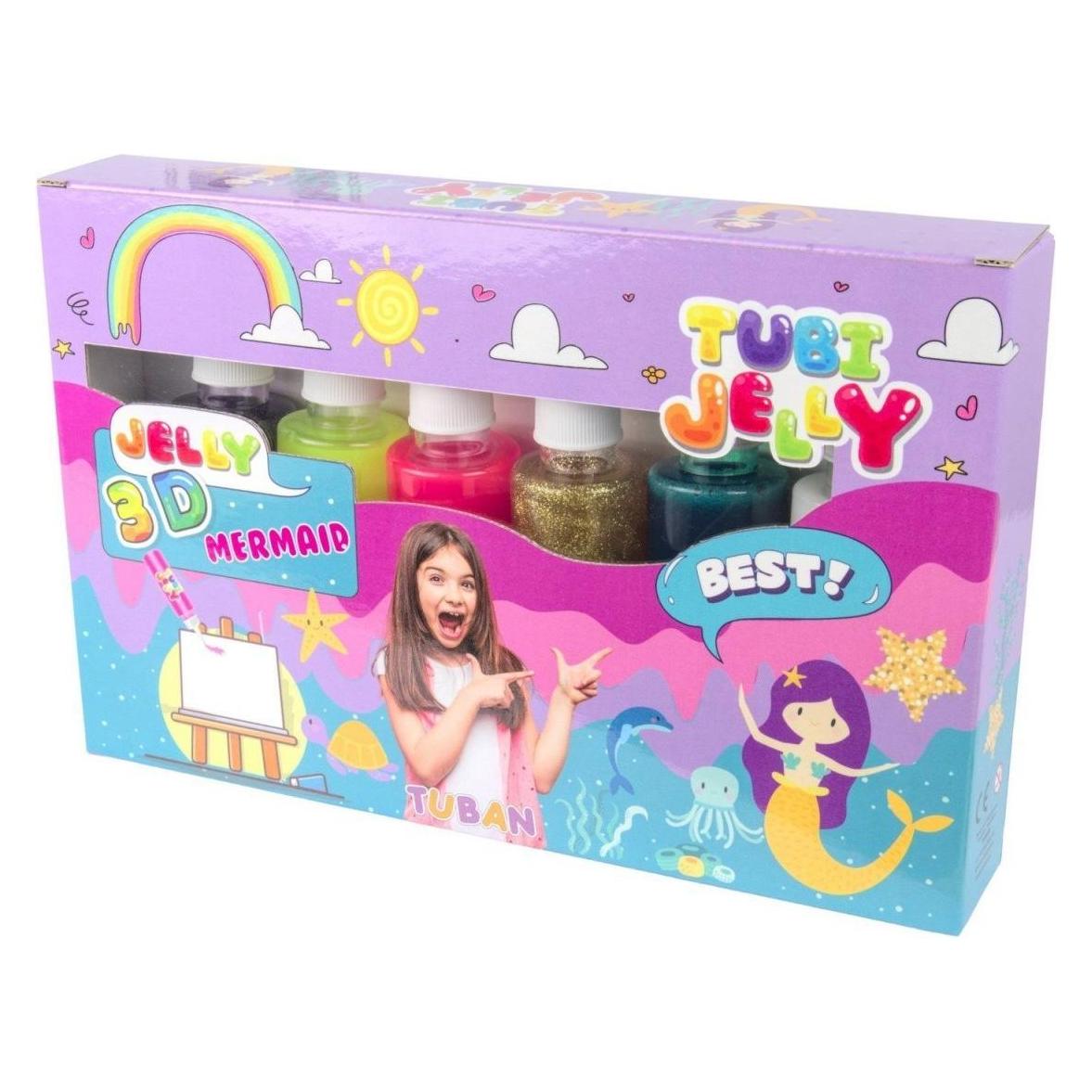 Tuban Tubi Jelly Set mit 6 Farben - Meerjungfrau (TU3322)