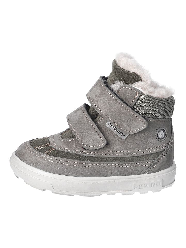 PEPINO Leder-Winterboots "Pedro" in Grau - 21