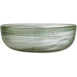 Bloomingville - Amelie Bowl - Green - Glass, Schüssel + Schale, Grün