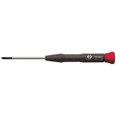 C.K T4882X 000 Elektrotechnik und Feinwerktechnik Kreuzschlitz-Schraubendreher PH 000 Klingenlänge: 60 mm