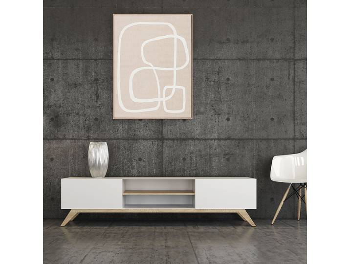 Bild Pure Lines Mischgewebe Beige 62 x 82 x 3cm