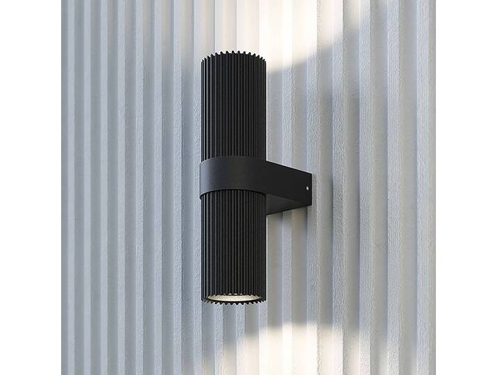 Applique murale Dynamics Ø 6cm Noir/Noir Aluminium / Matière plastique GU10