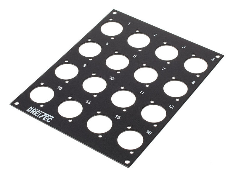 pro snake Front Panel 4HE x 2BE nero