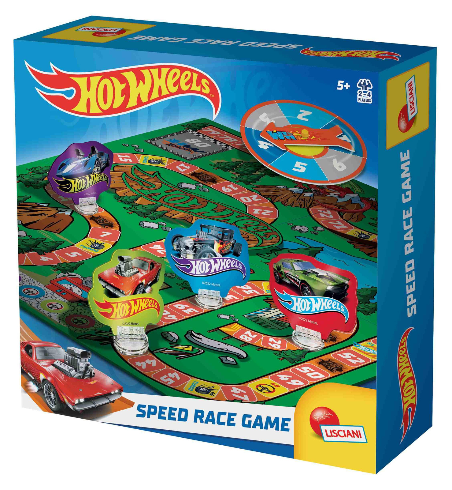 Liscianigiochi Speed Goose Game Board Game voor 2 tot 4 spelers vanaf 5 jaar