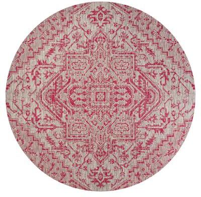 JONATHAN Y Charleston Medallion Indoor/Outdoor Area Rug