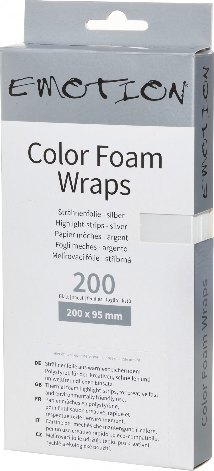 Efalock Emotion Color Foam Wraps 20 cm Silber 14102197
