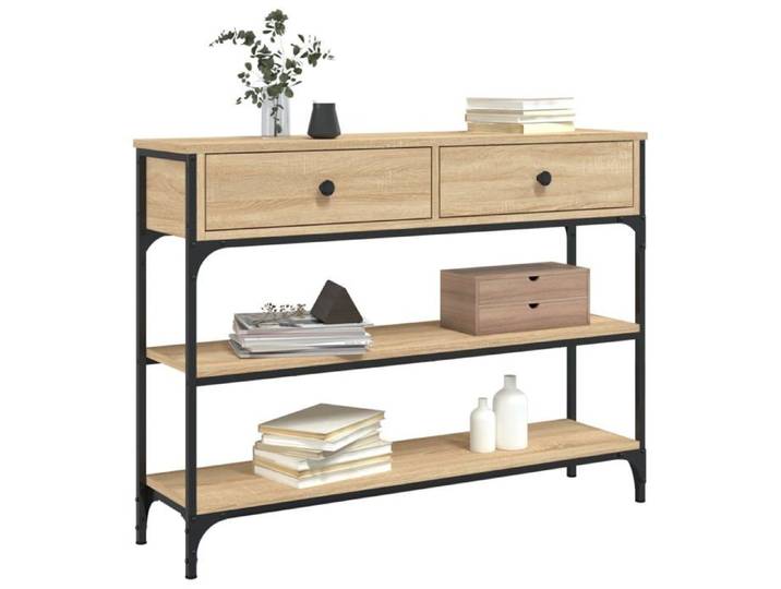 Vendre à perte - Table console - style industriel - chêne sonoma 100x25x75cm bois d'ingénierie 4795882