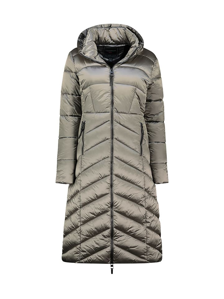 Geographical Norway Wintermantel "Blanche" in Grau - L