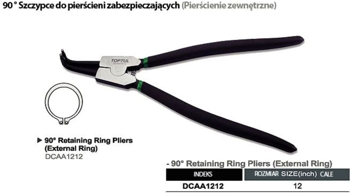 Ringzange TOPTUL DCAA1212