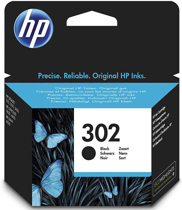 TINTEIRO HP 302 PRETO F6U66A