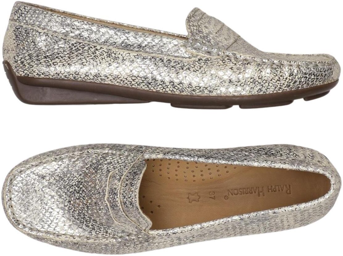 Ralph Harrison Damen Halbschuh, Silber, Gr. EU 37, Leder - Second Hand