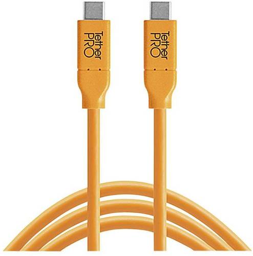 Tether Tools USB-Kabel USB-C Stecker, USB-C Stecker 4.60 m Orange CUC15-ORG