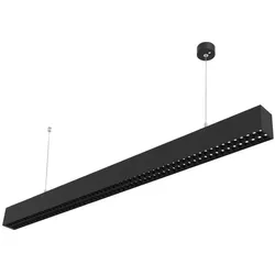 Heitronic, Pendelleuchte, Linear-Pendelleuchte, 31 W, 4000 lm, 4000 K, schwarz (4000 lm)