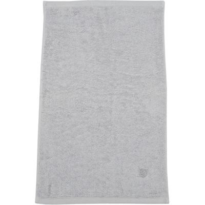 Gaestehandtuecher ROSS "Vita 4004", grau (silbergrau), B:30cm L:50cm, Frottier, Obermaterial: 100% Baumwolle, Handtücher, Bestickung ROSS-Emblem