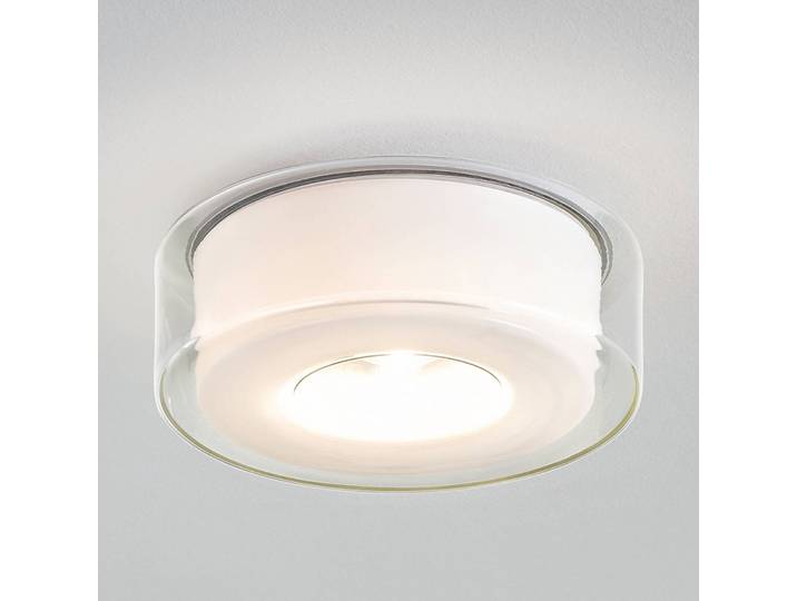 Serien Lighting LED Deckenlampe Curling M, dimmbar, weiß / opal, für Wohn- / Esszimmer, Glas, Design, LED Deckenleuchte