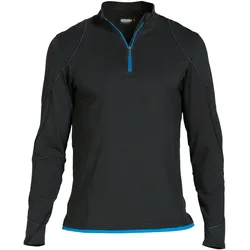DASSY® Sonic T-shirt mit langen Ärmeln - schwarz/azurblau - M
