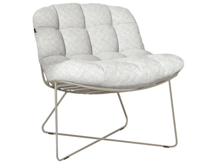 Joop! Loungesessel, Creme, Natur, Metall, Füllung: Schaumstoff, Rundrohr, 77x83x85 cm, Loungemöbel, Loungesessel