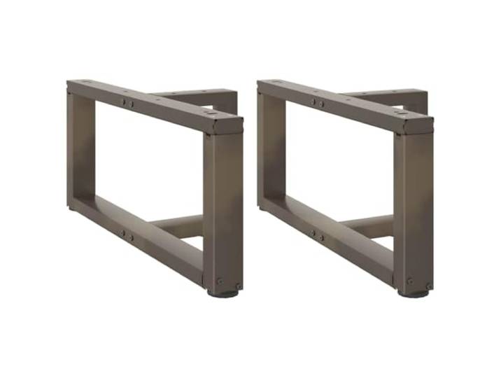 hliofuir Couchtischbeine T-Form 2er Set Stahl Tischbeine 70x25x30 cm Verstellbare Nivellierfüße sorgen im Wohnzimmer für Stabilität auf allen Böden und schützen vor Kratzern.