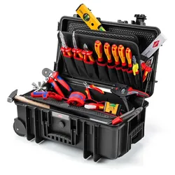 KNIPEX Werkzeugkoffer Robust26 Move Elektro 22-teilig 550 mm - 002133E