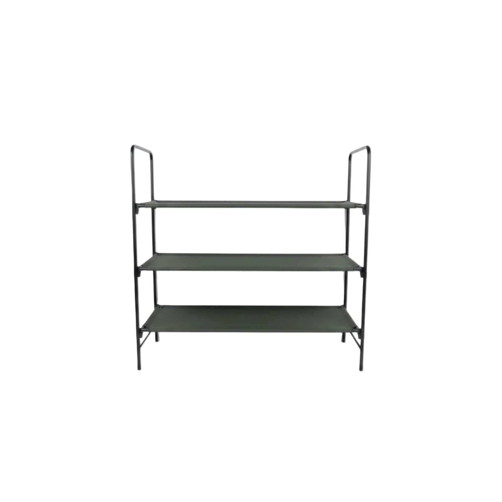 BSSD Defence 3-Etagenbett für 3 Personen, Schwarz-Dunkelgrün
