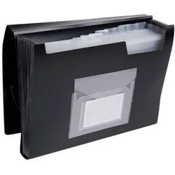 Fächertasche, 13-teilig, schwarz Q-CONNECT KF01276
