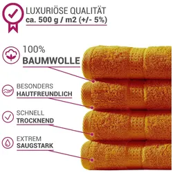 Casativo, Handtücher, 32-teiliges Handtuch-Set aus 100% Baumwolle (100 x 50 cm, 140 x 70 cm, 21 x 16 cm, 50 x 30 cm)