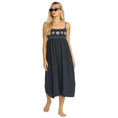 Sommerkleid BILLABONG "Days End Drs", Damen, Gr. XS, US-Größen, Langarm, schwarz (schwarz sands), Cotton, Kleider Sommerkleid
