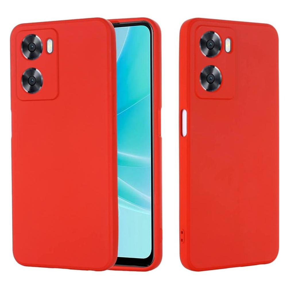 Cover-Discount OPPO A57s - TPU Gummi Hülle rot (Oppo A57s) (660105798D)