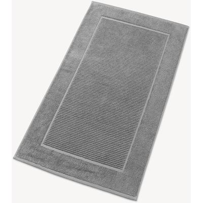 Badematte CHRISTY "Supreme", silber, H:7mm, Baumwolle, Badematten, Badematte, Premium Badematte in Luxusqualität 1000g/m², 50 x 90, 2er Set