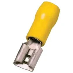 Intercable Flachsteckhülse ICIQ668FH isoliert 4-6mm gelb MS