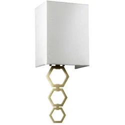 Elstead Lighting, Deckenleuchte, Ria Wandleuchte E27 Small Gealtertes Messing Elfenbeinfarbe (E27)