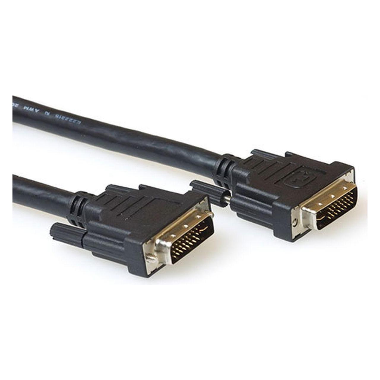 ACT AK3953 1.5m DVI-I DVI-I Schwarz Videokabel-Adapter (1.50 m) (AK3953)