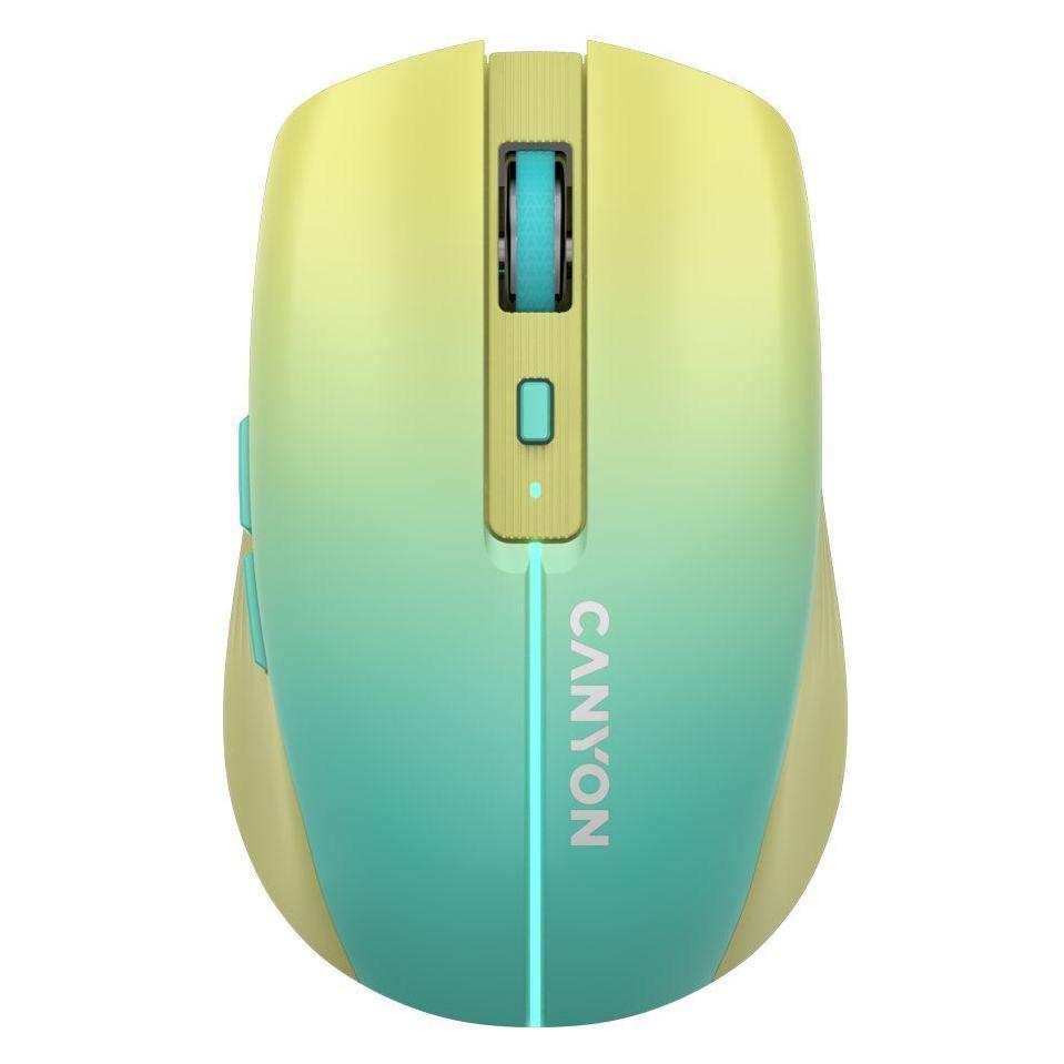 Canyon MW-44, 2 in 1 Wireless optical mouse with 8 buttons, DPI 800/1200/1600, 2 mode(BT/ 2.4GHz) (Kabellos) (CNS-CMSW44UA)
