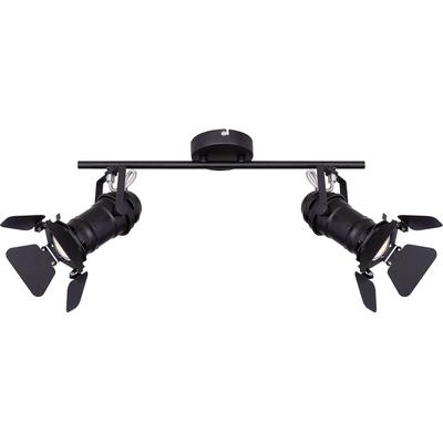 GLOBO LIGHTING Deckenstrahler "EGON", schwarz, 1 Stk., Leuchten, Spot/beweglich/Film/bewegliche Klappen/LxBxH: 540x180x265mm, Deckenstrahler