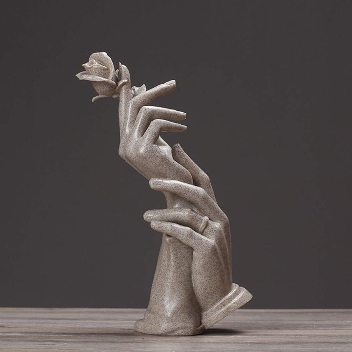 Goud Abstract Hars Standbeeld voor Tafeldecoratie