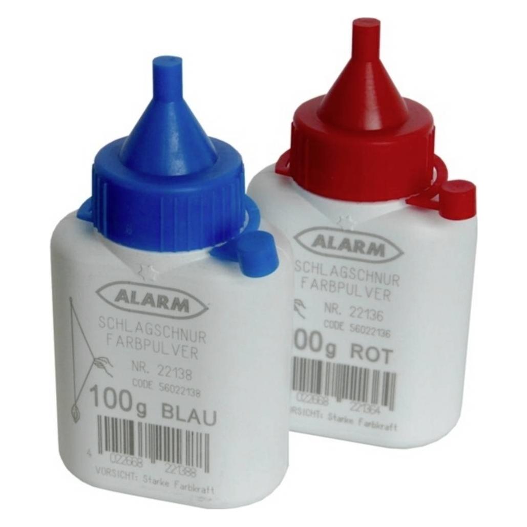 Alarm Werkzeuge 56022138 Farbpuder für Schlagschnurroller Blau 1 St. (56022138)