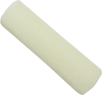 Multisell Products Hub Double Side Mesh Bath Loofah, African Exfoliating Scrub Towel For Smooth Skin Back Shower white