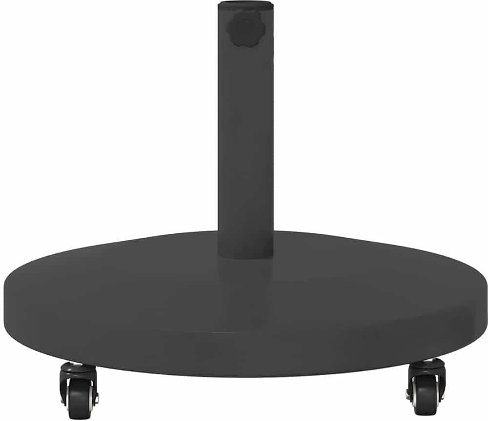 vidaXL Steel Umbrella Base Dark Grey 325mm H X 48cm W X 48cm D