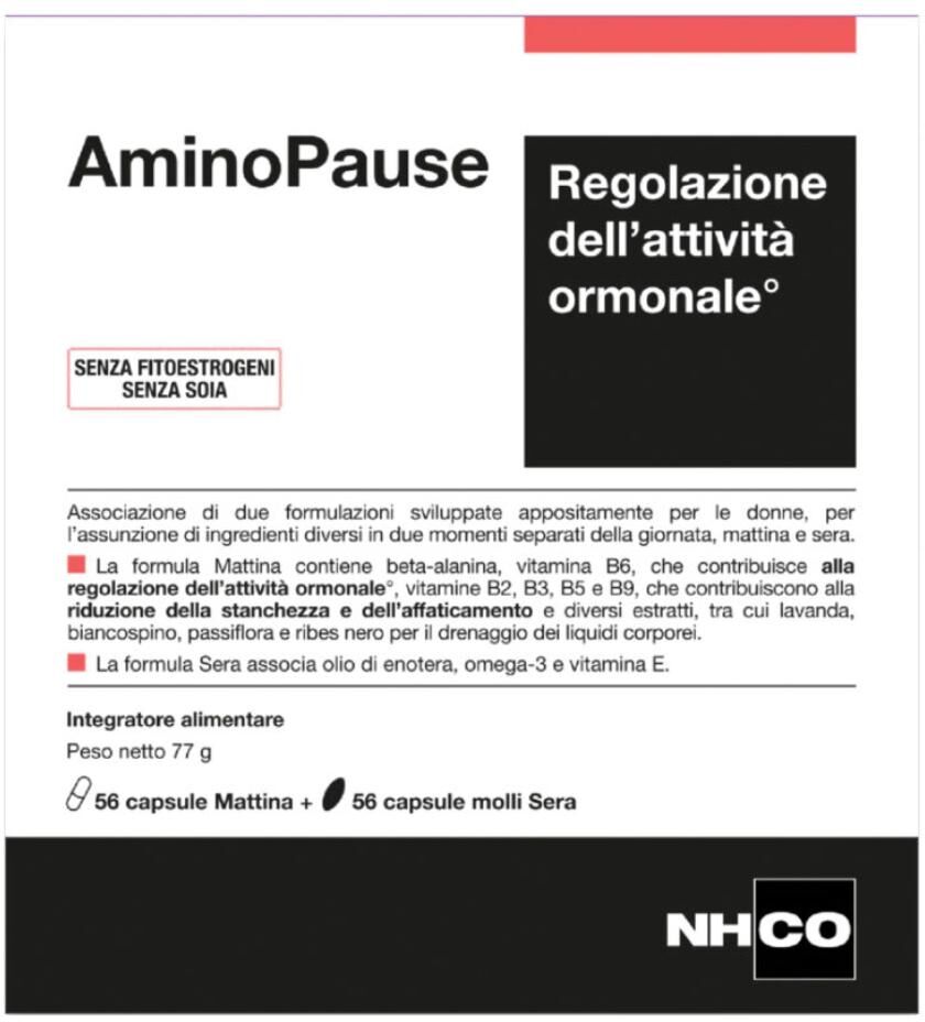 CHIESI ITALIA SpA AminoPause NHCO Nutrition Integratore Menopausa 56+56 Capsule